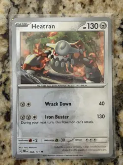 Heatran 068/131 Master Ball - Pokemon Prismatic Evolutions - NM - Image 3
