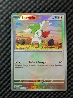 Pokemon Shaymin 087/131 Prismatic Evolutions Masterball Pattern - NM - Image 1