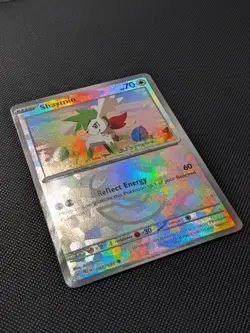 Pokemon Shaymin 087/131 Prismatic Evolutions Masterball Pattern - NM - Image 2