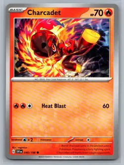 Charcadet 40/198 Scarlet & Violet Common Pokemon TCG 2023 - Image 1