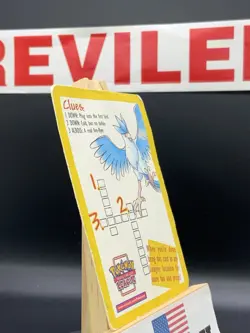 Pokemon Wotc Legendary Birds Promo Crossword Puzzle - Used - Damage - Image 4