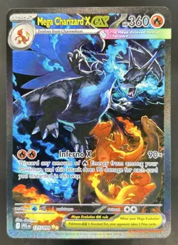 2025 Pokemon PFL Mega Charizard X ex Special Illustration Rare #125/094 - Image 1