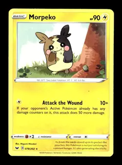 Pokemon Sword & Shield Base Set MORPEKO 078/202 - Image 1
