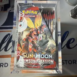 Pokemon TCG - Sun & Moon Crimson Invasion Booster Box W/ Acryllic (1) - Image 5