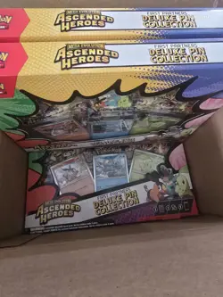 Pokemon Ascended Heroes First Partners Deluxe Pin Collection Lot Of 5 - Image 1