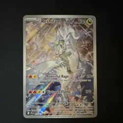 Pokemon N's Reshiram Sv09: Journey Together 167/159 130 HP Illus Rare Holo Eng - Image 1