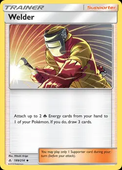 Welder 189/214 Uncommon | Unbroken Bonds | Pokemon Card - Image 1