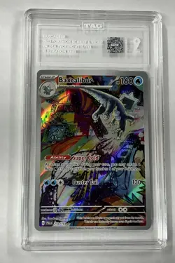 Baxcalibur 210/193 Paldea Evolved Illustration Rare Pokemon TAG 9 PSA - Image 1