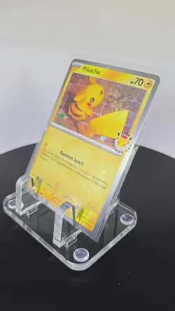 Pikachu 051/162 SV05: Temporal Forces (Pokemon Day 2026 Stamp) Cosmos Holo - Image 2