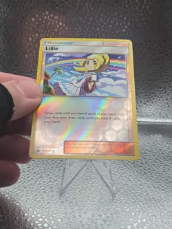 Lillie 125/156 SM Ultra Prism Reverse Holo Trainer Pokemon Card 2018 NM - Image 4