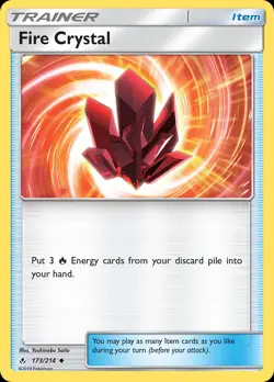 Fire Crystal 173/214 Uncommon | Unbroken Bonds | Pokemon Card - Image 1