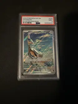 Pokemon Skarmory 209/191 Sv08: Surging Sparks Illustration Rare Holo PSA 9 - Image 1