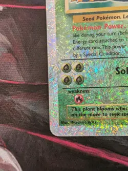2002 Pokemon Legendary Collection Venusaur Reverse Holo Foil 18/110 - HP - Image 2