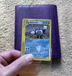 2002 Pokemon TCG Poliwrath 24/165 Expedition Base Set Holo LP+ w/ SWIRL 💫 - Image 4