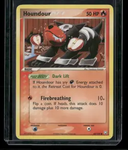 Pokemon Team Rocket Returns #60/109 Houndour Non Holo - LP - Image 1