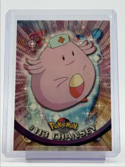 CHANSEY 1999 TOPPS POKEMON TV ANIMATION SERIES 2 BLUE LOGO A 113 Q0899 - Image 1