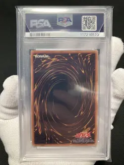 YuGiOh Dark Magician PSA10 Prismatic Secret Rare Japan Promo with Letter - Image 2