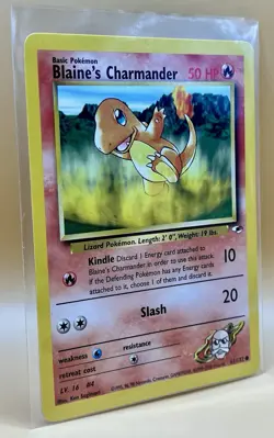 Blaine’s Charmander 61/132 – Gym Heroes (Uncommon) - LP+ - WOTC 2000 Pokemon TCG - Image 5
