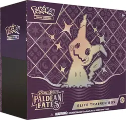 CASE FRESH Pokemon Scarlet Violet Paldean Fates Elite Trainer Box ETB Sealed - Image 1