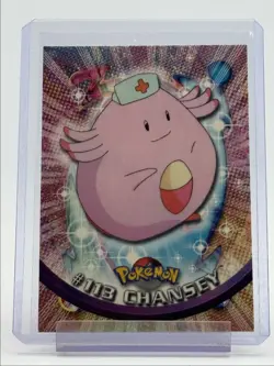 CHANSEY 1999 TOPPS POKEMON TV ANIMATION SERIES 2 BLUE LOGO 113 Q0899 - Image 1