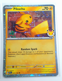 Pikachu (Pokemon Day 2026) 051/162 Holo Promo | NM - Image 1