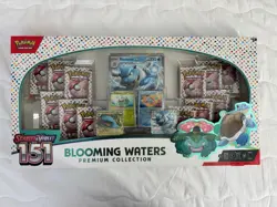 Pokemon TCG Scarlet & Violet 151 Blooming Waters Premium Collection Box Sealed - Image 1