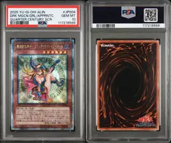 YuGiOh Dark Magician Girl Apprentice PSA10 25th Secret Rare Japan Card - Image 5