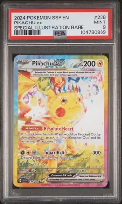 Graded Pokemon - Pikachu ex (238/191) Surging Sparks PSA 9 - Image 1