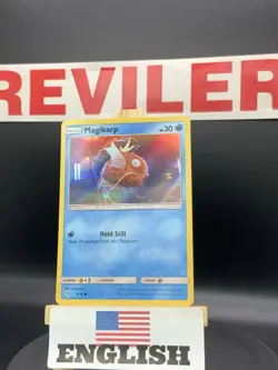 Pokemon TCG Magikarp (Holo Common) Common Detective Pikachu #8/18 - LP - Image 1