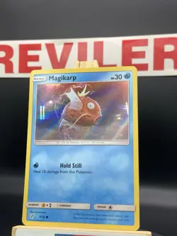 Pokemon TCG Magikarp (Holo Common) Common Detective Pikachu #8/18 - LP - Image 2