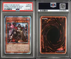 YuGiOh Diabellstar The Black Witch PSA10 25th Secret Rare Japan Limited Card - Image 5