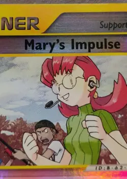 Pokemon Expedition Set Uncommon Reverse-Holo "Mary's Impulse" 142/165 (English) - Image 4