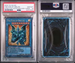 YuGiOh Obelisk The Tormentor Metal Card PSA10 Japan Made Limited Collector - Image 3