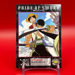 Luffy Zoro ONE PIECE Carddass Masters Trading Card TCG Anime Bandai Japan #34 - Image 1