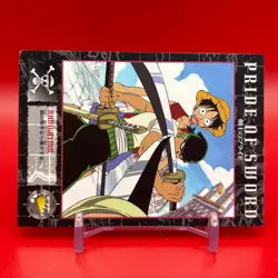 Luffy Zoro ONE PIECE Carddass Masters Trading Card TCG Anime Bandai Japan #34 - Image 2
