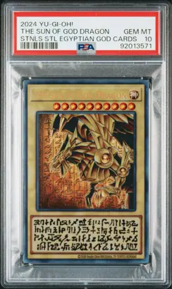 The Winged Dragon of Ra Metal Card PSA10 Japan Limited YuGiOh Promo - Image 1