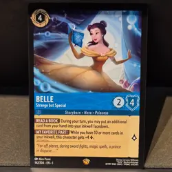 2023 DISNEY LORCANA - Belle 142/204 - The First Chapter - LEGENDARY Rarity - CCG - Image 1
