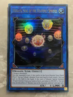 Yugioh - Hieratic Seal of the Heavenly Spheres - RA02-EN039 - Ultra Rare 1st Edi - Image 1