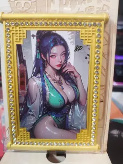 One Piece CCG Serialized Vivi Metal Scroll Card From Diaochan Case Hit 064/108 - Image 1