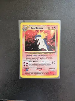 Pokemon Typhlosion Neo Genesis 18/111 Holo Rare 100 HP English Card - Image 1