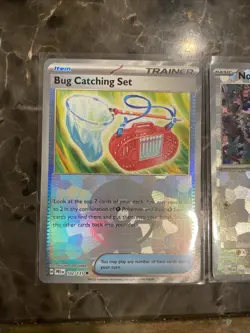 Pokemon TCG Prismatic Evolutions Pokeball Holo Noibat And Bug Catching Set - Image 3