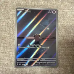 Pokemon Cleffa 202/197 SV03 Obsidian Flames Illustration Rare Holo - Image 1