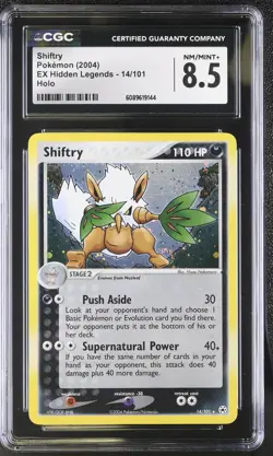 CGC 8.5 Shiftry 2004 EX Hidden Legends 14/101 Holo Pokemon Card - Image 1