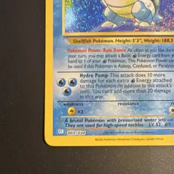 Pokemon TCG Blastoise Classic Collection Holo 003/034 100 HP 2023 - Image 5