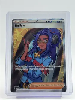 RAIFORT 2025 POKEMON PRISMATIC EVOLUTIONS ULTRA RARE A 142/131 Q6011 - Image 1