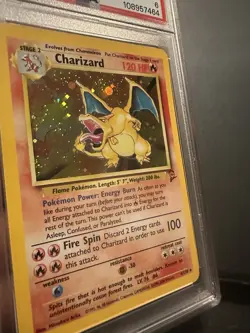 2000 POKEMON BASE SET 2 #4 CHARIZARD-HOLO PSA 6 - Image 5