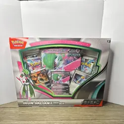 Pokemon Iron Valiant ex Box English Box Topper Promo Oversized Card - Image 1