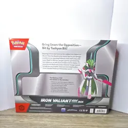 Pokemon Iron Valiant ex Box English Box Topper Promo Oversized Card - Image 2