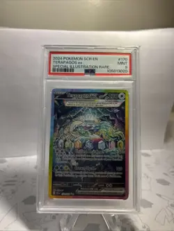 Terapagos ex Special Illustration Rare PSA 9 Pokemon Stellar Crown 170/142 - Image 1