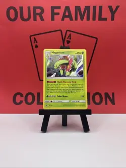 Meganium 8/214 Sm Lost Thunder Holo Pokemon Card NM - Image 1